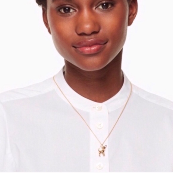 KATE SPADE • Haute Stuff Chihuahua Necklace - Picture 2 of 5